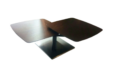 Rotating Solid Wood Coffee Table