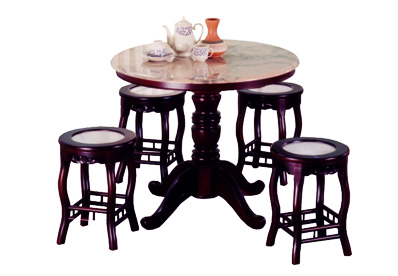 3ft Round Marble Dining Table