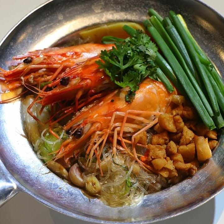 Shrimp Prawn Seafood Boat Quay Shop Houses