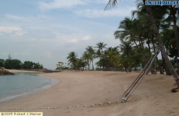 Sentosa Beaches, Siloso Beach, Enjoy the Serenity of the Beach